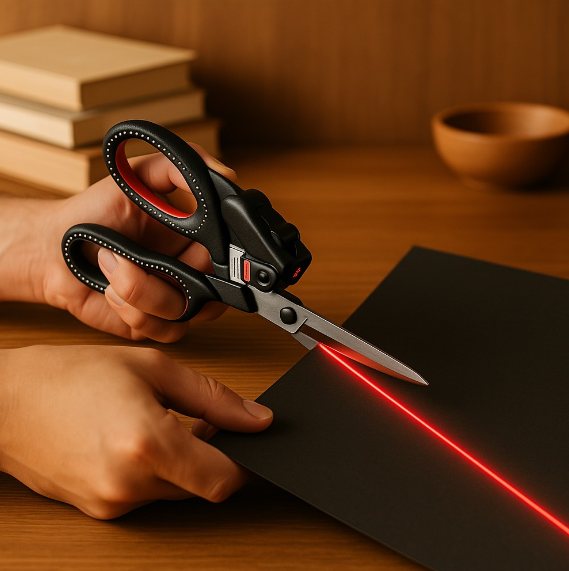 Ciseaux guidés par laser de couture professionnelle