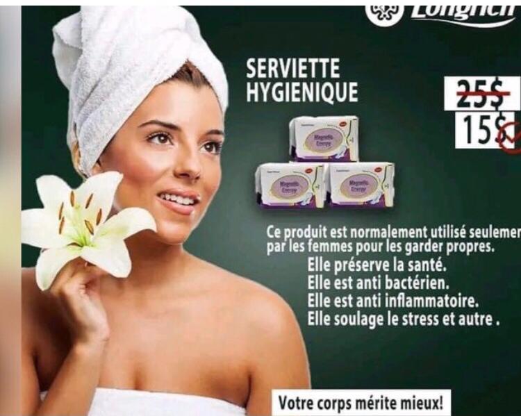 SERVIETTE HYGIENIQUE MAGNETIQUE SUPERBKLEAN