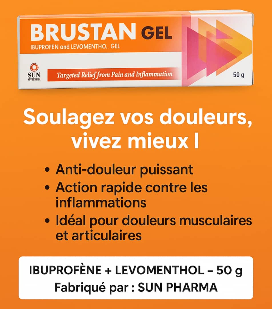 Brustan Gel – Soulagement de la douleur & inflammation - AZALI